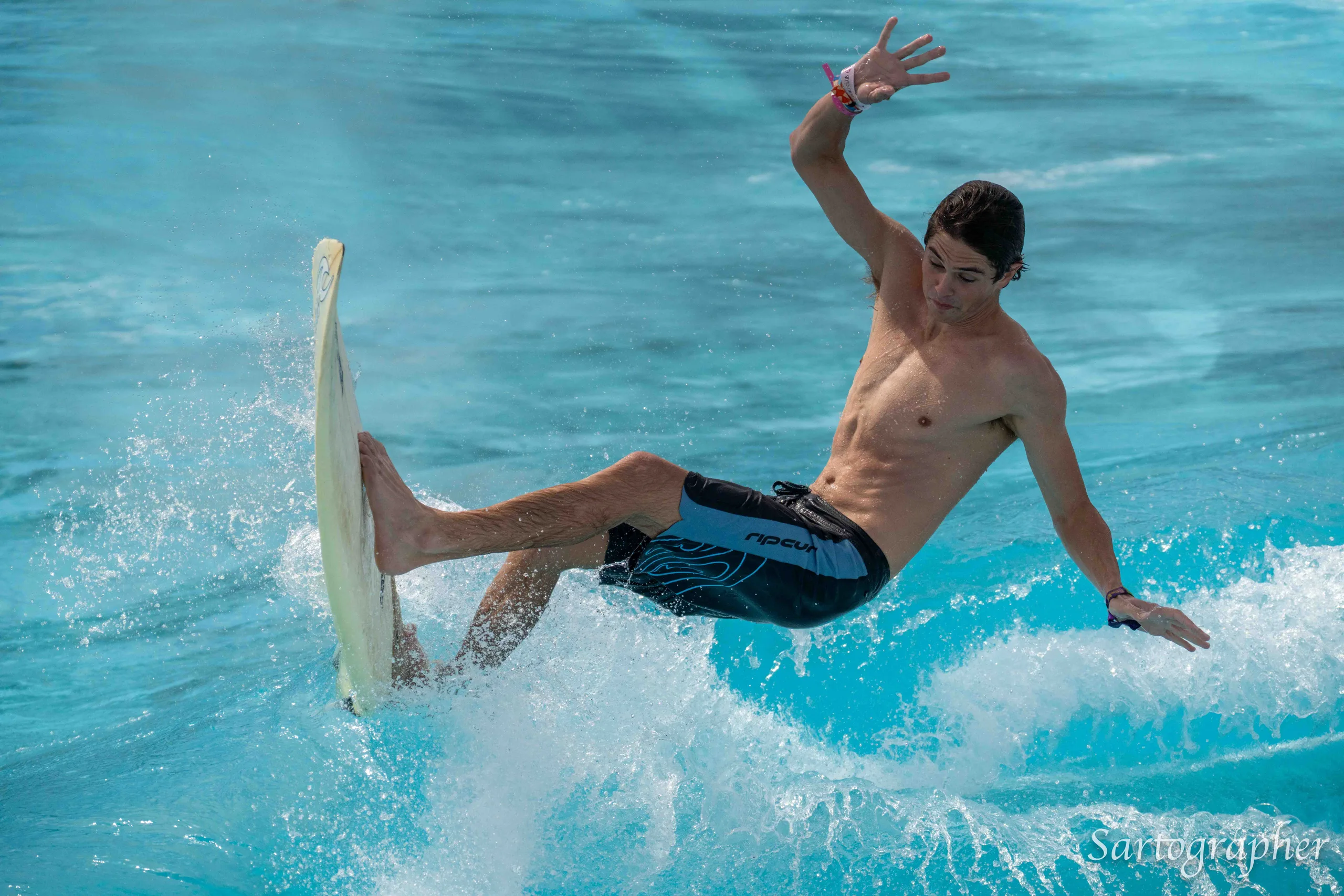Surfer on a wave